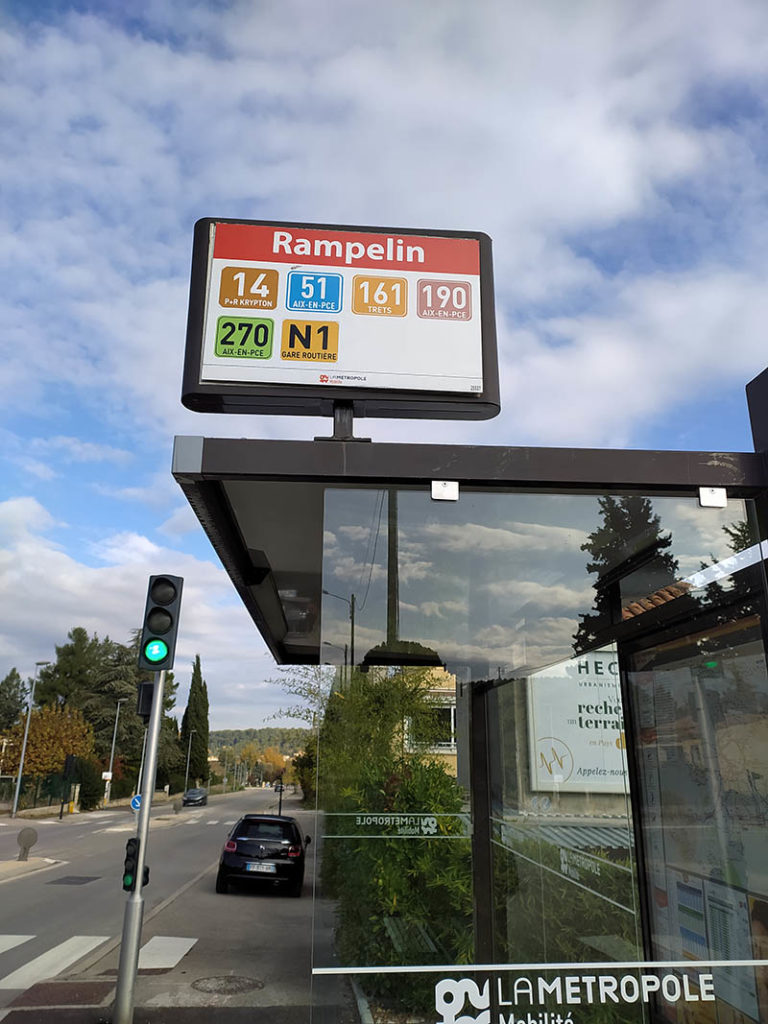 Cabinet de psychologue de Catherine Pierrat à Aix en Provence - Arrêt de bus Rampelin, ligne 14, 51, 161, 190, 270 et N1